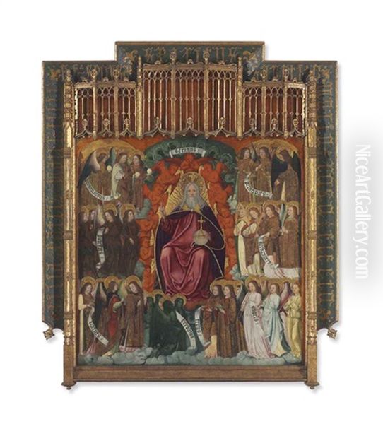 God The Father Surrounded By The Celestial Hierarchy - view 1