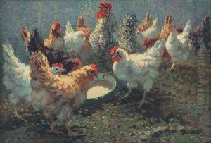 Galline All'aperto by Giovanni Guarlotti