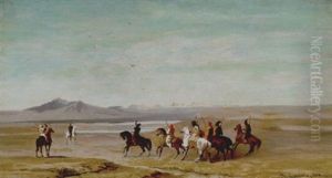 Caccia Con Falco Nelle Vicinanze Del Lago Urmieh (persia)