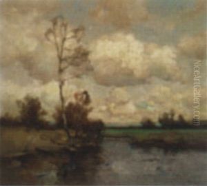 Norddeutsche Moorlandschaft by Rudolf Anton Guba