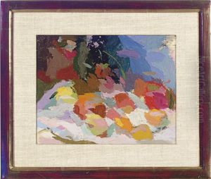 Untitled; And A Companion Painting by Eugenie Baizerman