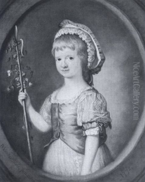 Portrait Of A Young Girl As A Shepherdess - view 1