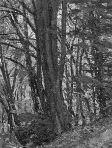 Herbstwald by Rudolf Gudden