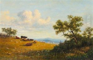 Raid On A Village by Hans Frederick Gude