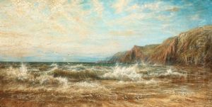 At The Coast by Hans Frederick Gude