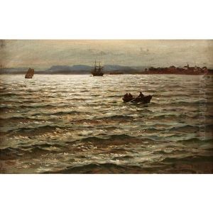 Vom Dem Hafen Von Christiensen by Hans Frederick Gude