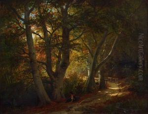 Bokskogen by Hans Frederick Gude