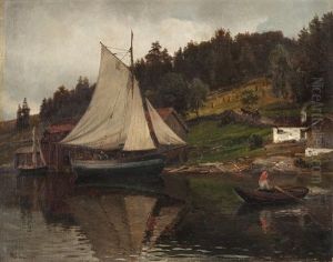 From Sandvika by Hans Frederick Gude