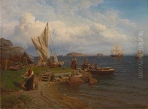Morgenbris by Hans Frederick Gude