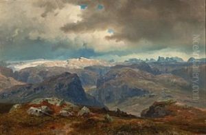 Hoyfjell by Hans Frederick Gude