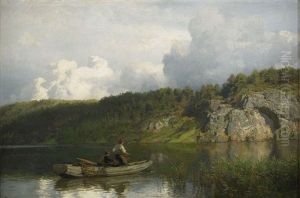 Analkande Ovader by Hans Frederick Gude