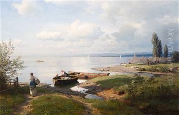 Ved Bredden Av En Innsjo - view 1