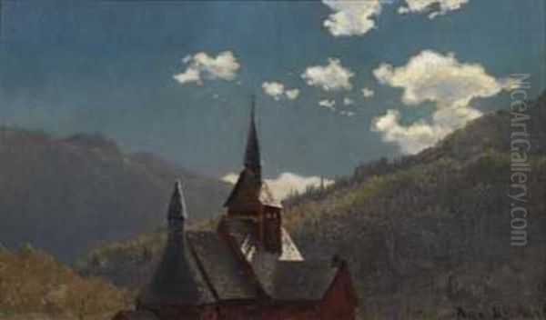Stavkirke I Naes - view 1