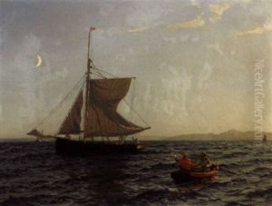 Lystkutter by Hans Frederick Gude
