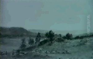 Gehoft In Weiter Landschaft