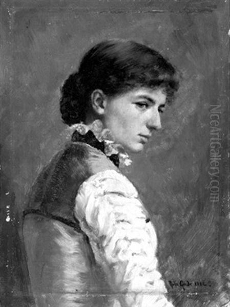 Portrait Einer Jungen Frau - view 1