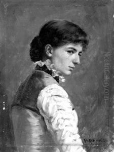 Portrait Einer Jungen Frau by Nils Gude