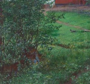 Ved Baekken by Nils Gude