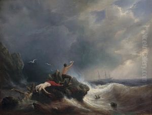 Le Rescape by Theodore Gudin