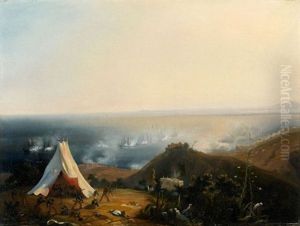 La Conquete D'alger by Theodore Gudin