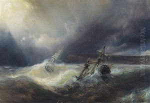 Bateaux Dans La Tempete