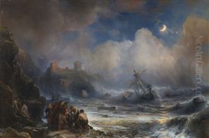 Naufrage De L'un Des Vaisseaux De L'armada Espagnole Sur La Cote