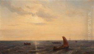 Bringing In The Catch by Theodore Gudin
