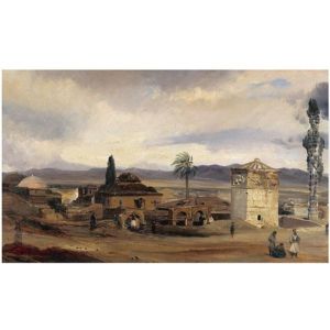 View Of Athens With The Tower Of The Winds And The Agora by Theodore Gudin