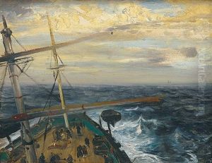 Nach Dem Sturm (+ Insel Malta; Pair) by Theodore Gudin