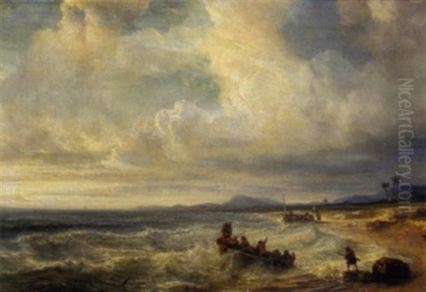 Strand Bei Sturmischer See - view 1