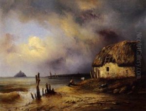 Le Mont Saint Michel by Theodore Gudin