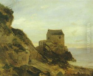 Kapelle An Einer Felsenkuste Kapelle An Einer Felsenkuste