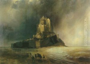 Le Mont Saint-michel Maree Montante