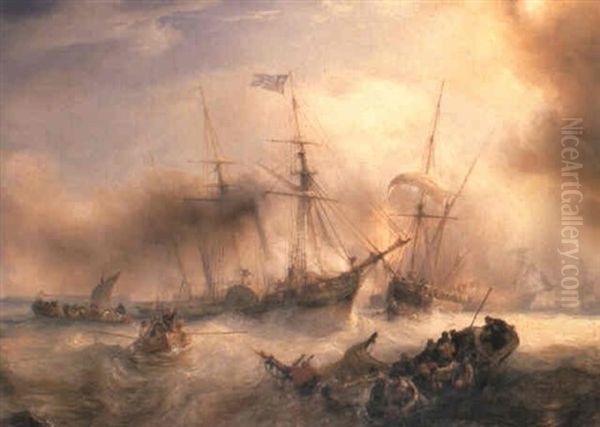 A Naval Engagement With Greek Sailors - view 1
