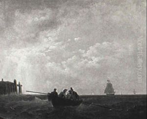Setting The Lobster Pots by Theodore Gudin