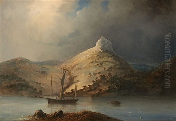 Lever De Lune Sur Le Voilier - view 1