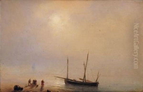 Bateau Pres Du Rivage, 1852 - view 1