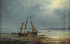 Crepuscules En Bord De Mer (2 Works) by Henriette Gudin