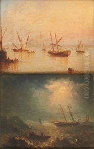 Marines (2 Works) by Henriette Gudin