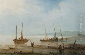 Fischer Am Strand by Henriette Gudin