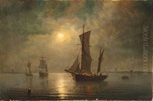 Voiliers Sur La Mer by Henriette Gudin