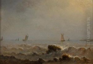 Marine Par Temps Calme by Henriette Gudin
