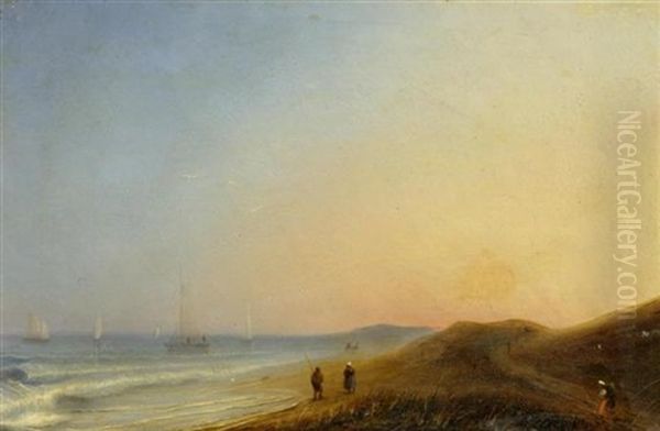 Kustenlandschaft Mit Abendrot - view 1