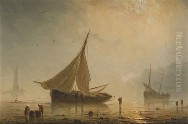 Fishing Boats In A Calm - view 1