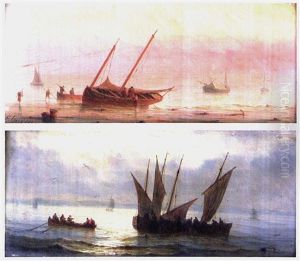 Marines (pair) by Henriette Gudin