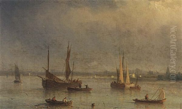 Fishing Boats In A Bay - view 1