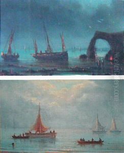 Voiliers Au Point Du Jour by Henriette Gudin