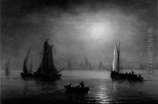 Harbor Fishing Night - view 1