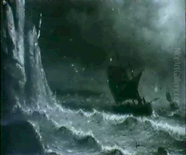 Bateaux Dans La Tempete - view 1