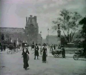 In The Tuileries, Paris. by Arthur Gue